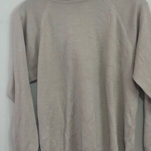 Bill Blass Men's Beige Crewneck Sweater